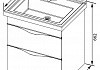 Комплект мебели для ванной Aquanet Эвора 60 серый антрацит 184552 184552 № 13