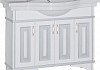 Комплект мебели для ванной Aquanet Валенса 110 белый краколет/серебро 180448 № 8