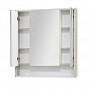 Зеркальный шкаф Рико 80 белый/ясень фабрик 1A215302RIB90