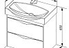 Комплект мебели для ванной Aquanet Франка 65 слоновая кость 183192 183192 № 14