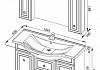 Комплект мебели для ванной Aquanet Стайл 105 с ящиками 181587 181587 № 9