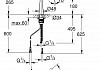 Вертикальный вентиль GROHE Zedra для подачи фильтрованной воды, C-излив № 14