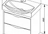 Комплект мебели для ванной Aquanet Франка 65 белая 183189 № 16