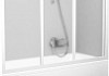 Шторка на ванну Ravak AVDP3-170 Rain, профиль белый