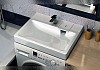 Раковина над стиральной машиной Teymi Kati Pro 60х50, литьевой мрамор, веревка для сушки одежды в комплекте F10103 № 5