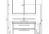 Комплект мебели для ванной 2DAY2 100 белый глянец A99500E4+7175A001 A99500E4+7175A001 № 4