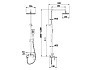 Душевая колонна Bravat Arden со смесителем для ванны и душа (F6351385CP-A1-RUS) № 3