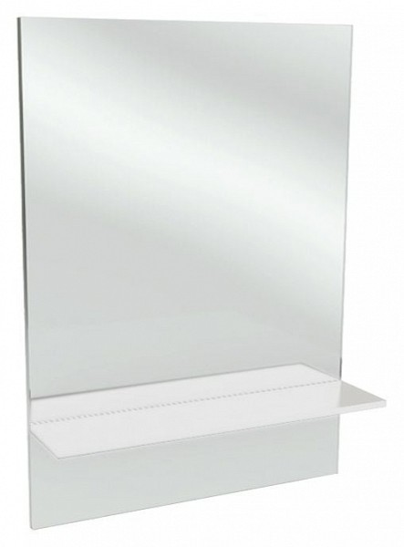 Зеркало Jacob Delafon EB1213-N18 79 см с белой блестящей меламиновой полочкой