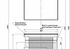 Комплект мебели для ванной Aquanet Мадейра 70 183161 № 17