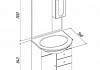 Комплект мебели для ванной Aquanet Марсель 60 161091 161091 № 3