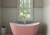 Ванна акриловая отдельностоящая Teymi Ellie 170x80x73, розовая матовая T130117 № 7