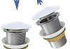 Донный клапан Teymi для раковины без перелива, белый, веревка для сушки одежды в комплекте F10084 № 23