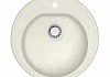 Комплект Teymi 2 в 1 для кухни: мойка Lina D51, круглая, белая матовая + смеситель для кухни Helmi, хром F01517 № 6