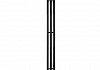 Полотенцесушитель электрический Teymi Helmi Inaro, 110х15, квадратный профиль, 3 секции, с таймером, черный матовый E90121 № 9