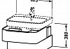 Комплект мебели для ванной Duravit Happy D.2 65 белая  № 7