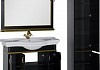 Комплект мебели для ванной Aquanet Валенса 110 черный краколет/золото 180449 № 3