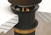 Донный клапан Teymi для раковины без перелива, черный, веревка для сушки одежды в комплекте F10086 № 17