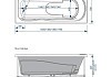 Акриловая ванна Loranto 150x70x48 № 4