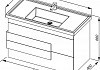 Комплект мебели для ванной Aquanet Мадейра 100 183159 № 18