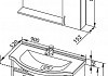 Комплект мебели для ванной Aquanet Донна 90 беленый дуб 169192 № 8