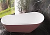 Ванна акриловая отдельностоящая Teymi Solli 170x74x75, розовая матовая T130108 № 6