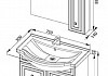 Комплект мебели для ванной Aquanet Стайл 75 с ящиками 181583 181583 № 10