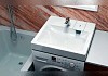 Раковина над стиральной машиной Teymi Kati Pro 60х60, литьевой мрамор, веревка для сушки одежды в комплекте F10104 № 15
