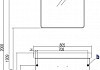 Комплект мебели для ванной Акватон Америна М 80 черная  № 7