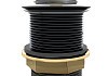 Донный клапан Teymi для раковины без перелива, черный, веревка для сушки одежды в комплекте F10086 № 20