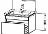 Комплект мебели для ванной Duravit DuraStyle 65 темный каштан  № 7