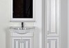 Комплект мебели для ванной Aquanet Валенса 70 белый краколет/серебро 180460