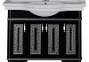 Комплект мебели для ванной Aquanet Валенса 110 черный краколет/серебро 180450 180450 № 7