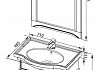 Комплект мебели для ванной Aquanet Луис 70 NEW темный орех 172687 172687 № 12
