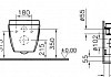 Унитаз подвесной VitrA D-Light 5911B003-1086 с емкостью для чистящей жидкости № 5