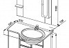 Комплект мебели для ванной Aquanet Марсель 90 с б/к R 161162 161162 № 8