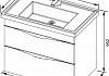 Комплект мебели для ванной Aquanet Эвора 80 дуб антик 183168 № 19