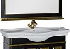 Комплект мебели для ванной Aquanet Валенса 110 черный краколет/золото 180449