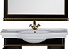 Комплект мебели для ванной Aquanet Валенса 110 черный краколет/золото 180449 № 5