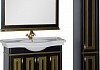 Комплект мебели для ванной Aquanet Валенса 110 черный краколет/золото 180449 № 2