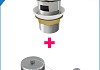 Донный клапан Teymi для раковины с переливом, белый, веревка для сушки одежды в комплекте F10087 № 15