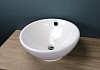 Комплект Teymi 3 в 1 для ванной: раковина Lina kuppi D40 накладная + выпуск Teymi с переливом белый + сифон хром F07539 № 4