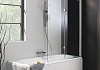 Шторка на ванну Huppe 501 Design pure 120 см (R)