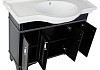 Комплект мебели для ванной Aquanet Валенса 110 черный краколет/серебро 180450 180450 № 9