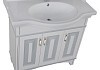 Комплект мебели для ванной Aquanet Валенса 90 белый краколет/серебро 180240 180240 № 5