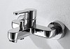 Bravat Смеситель для ванны с душем короткий нос STREAM F63783C-01A № 2