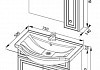 Комплект мебели для ванной Aquanet Стайл 75 с нижним ящиком 181582 181582 № 10
