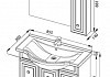 Комплект мебели для ванной Aquanet Стайл 85 с ящиками 181585 181585 № 10