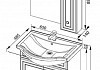 Комплект мебели для ванной Aquanet Стайл 65 с дверками 161297 161297 № 10