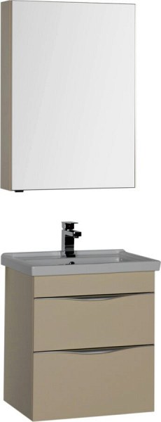 Комплект мебели для ванной Aquanet Эвора 60 сливочная