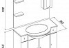 Комплект мебели для ванной Aquanet Марсель 90 161290 161290 № 3